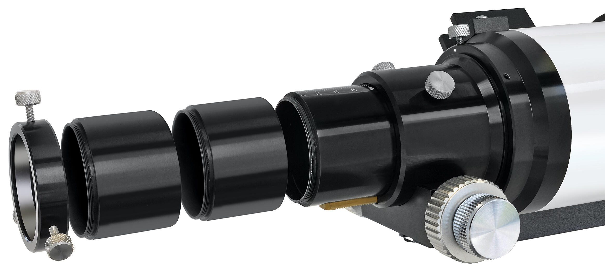 EXPLORE SCIENTIFIC ED APO 80mm f/6 FCD-1 Alu 2" R&P Focuser 2/7