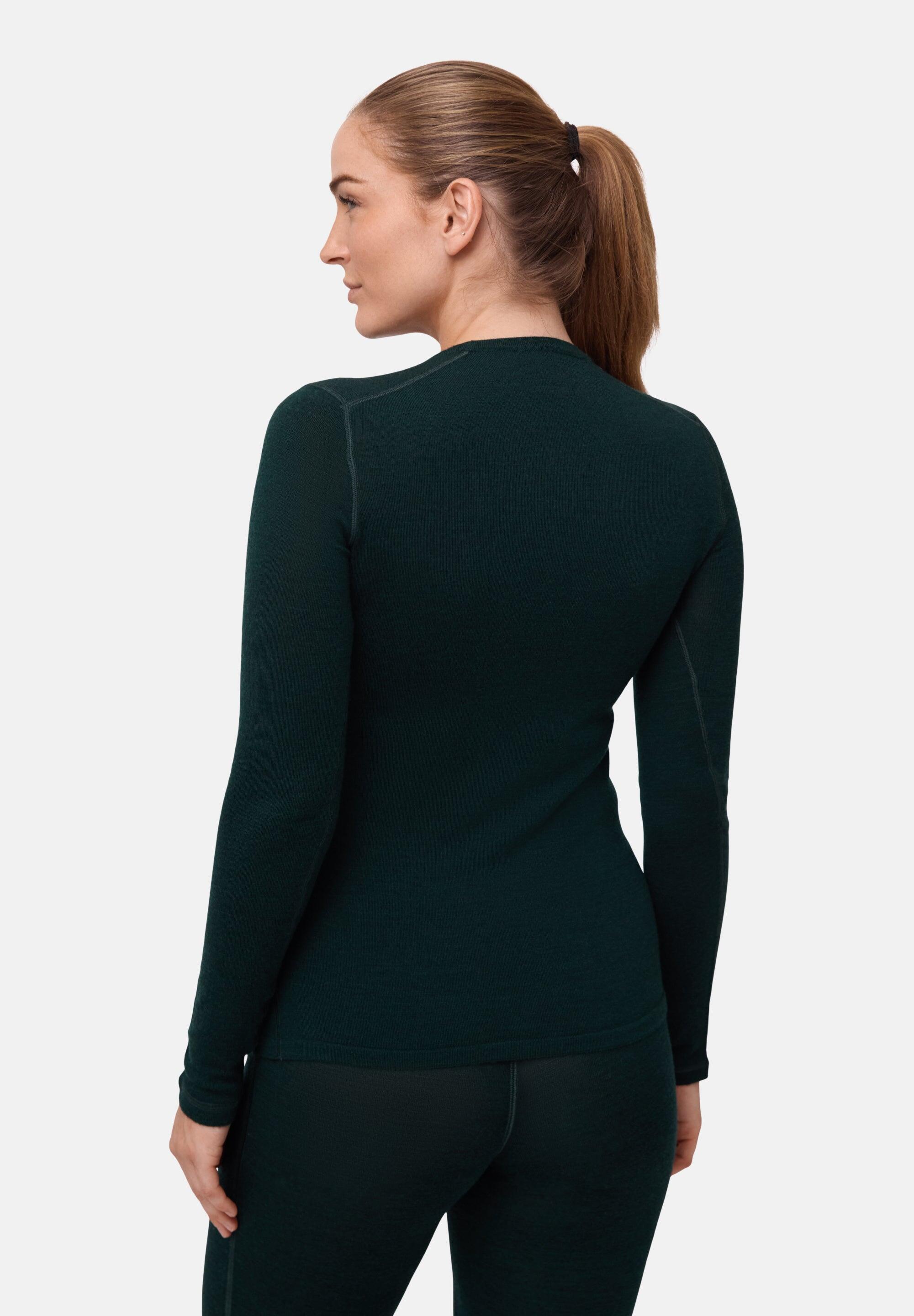Ensemble Caleçon et Haut Thermique Femme en Laine Mérinos Hiver Chaud 4/6