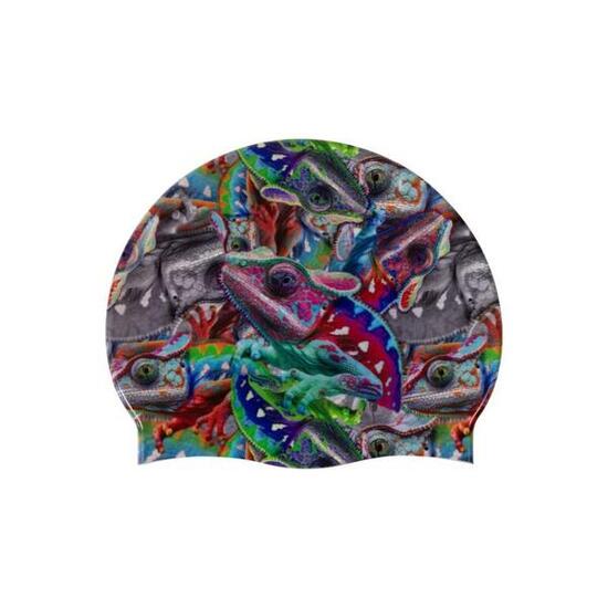 Arena Swim Cap HD Badekappe Weiß Donuts