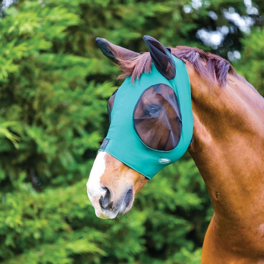Stretch fly mask for horse eyes and ears Weatherbeeta Deluxe Bug
