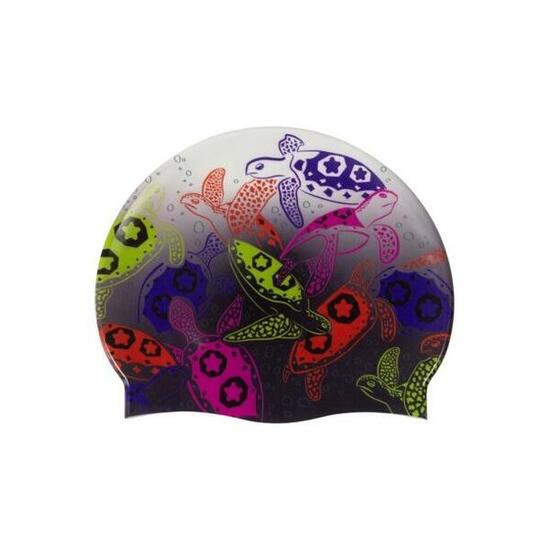 Arena Swim Cap HD Badekappe Weiß Donuts