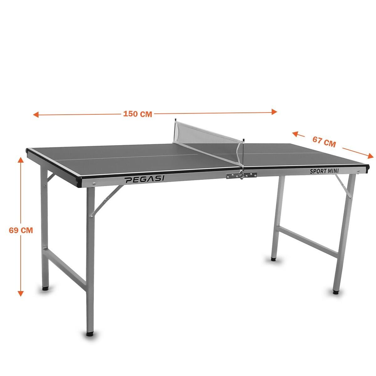 Tafeltennistafel Mini Pegasi Sport Black Edition 3/6