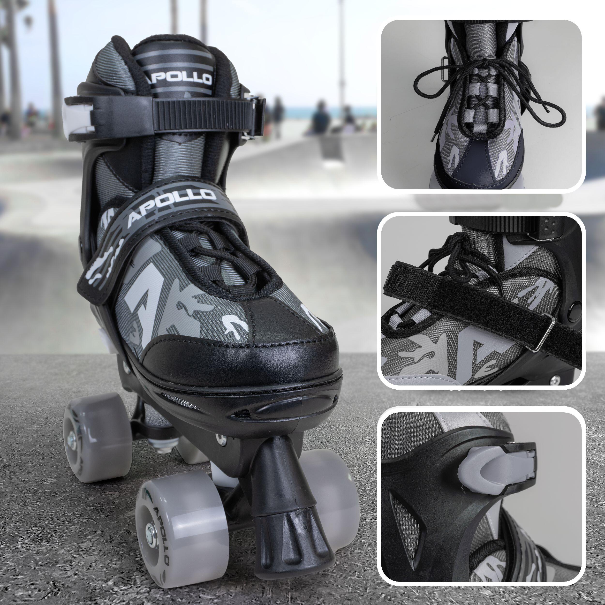 Apollo Champion Patins à roulettes – réglables avec LED pour enfants & ados 4/7