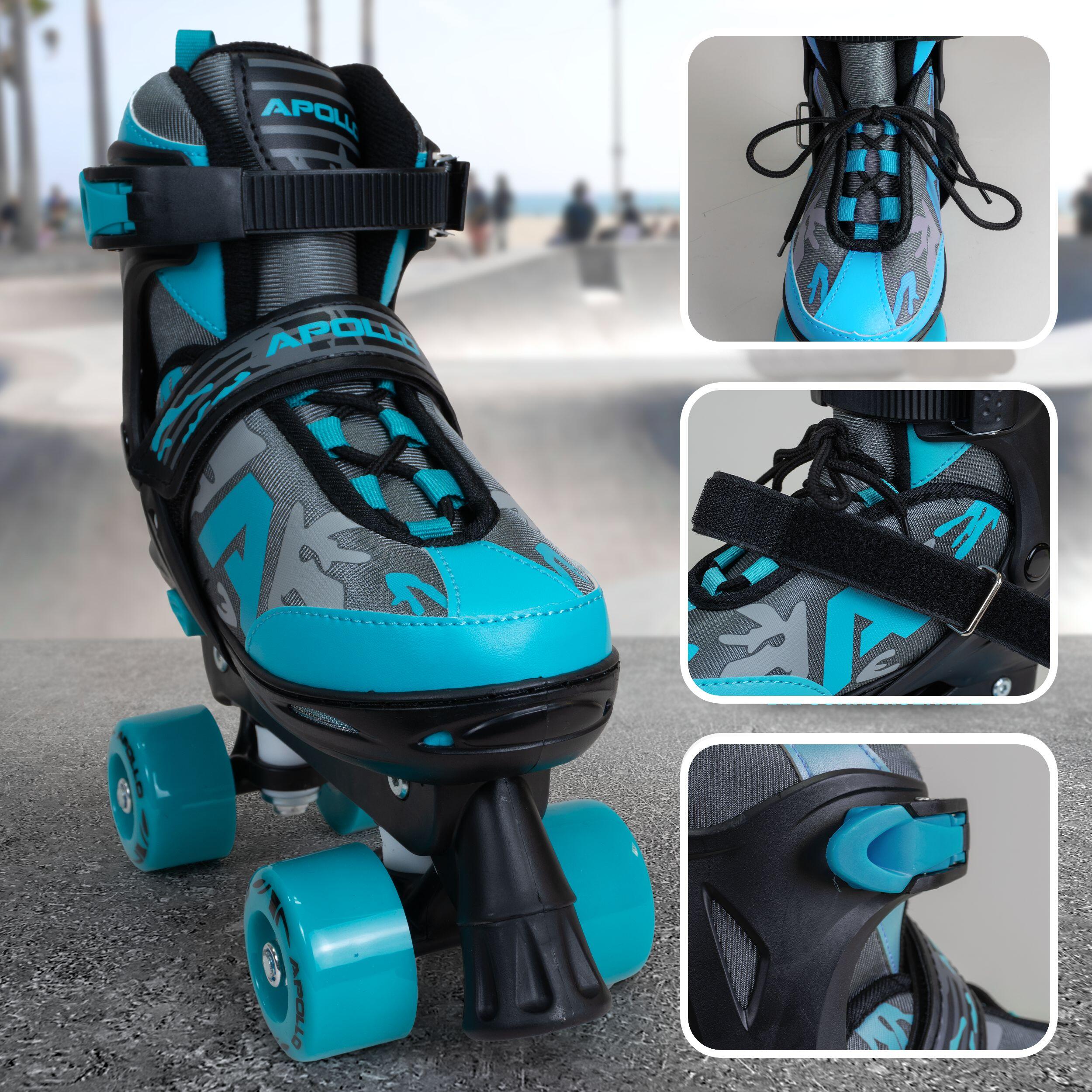 Apollo Champion Patins à roulettes – réglables avec LED pour enfants & ados 4/7