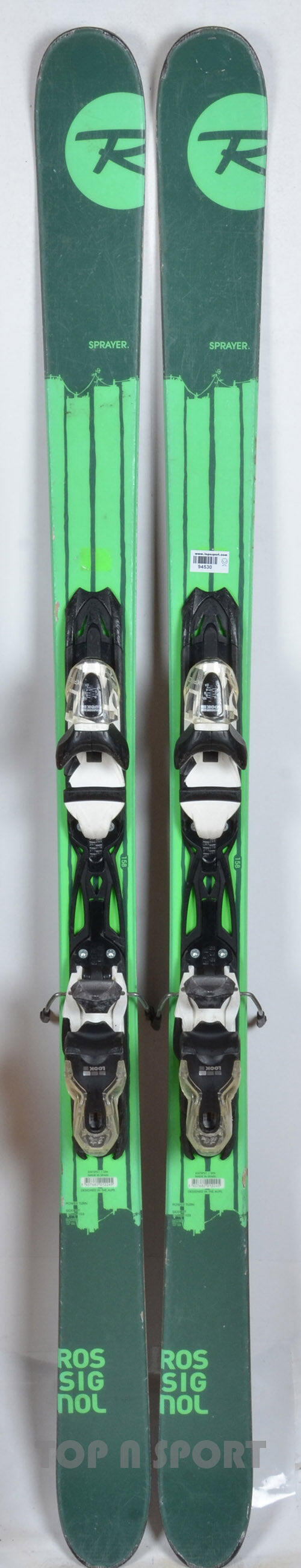 REONDITIONNE - Skis Rossignol SPRAYER Green - CORRECT 2/5