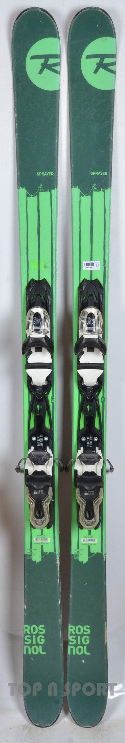 REONDITIONNE - Skis Rossignol SPRAYER Green - CORRECT 4/5