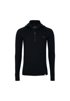 Herren Merino Half Zip Langarmshirt Warm Atmungsaktiv Baselayer