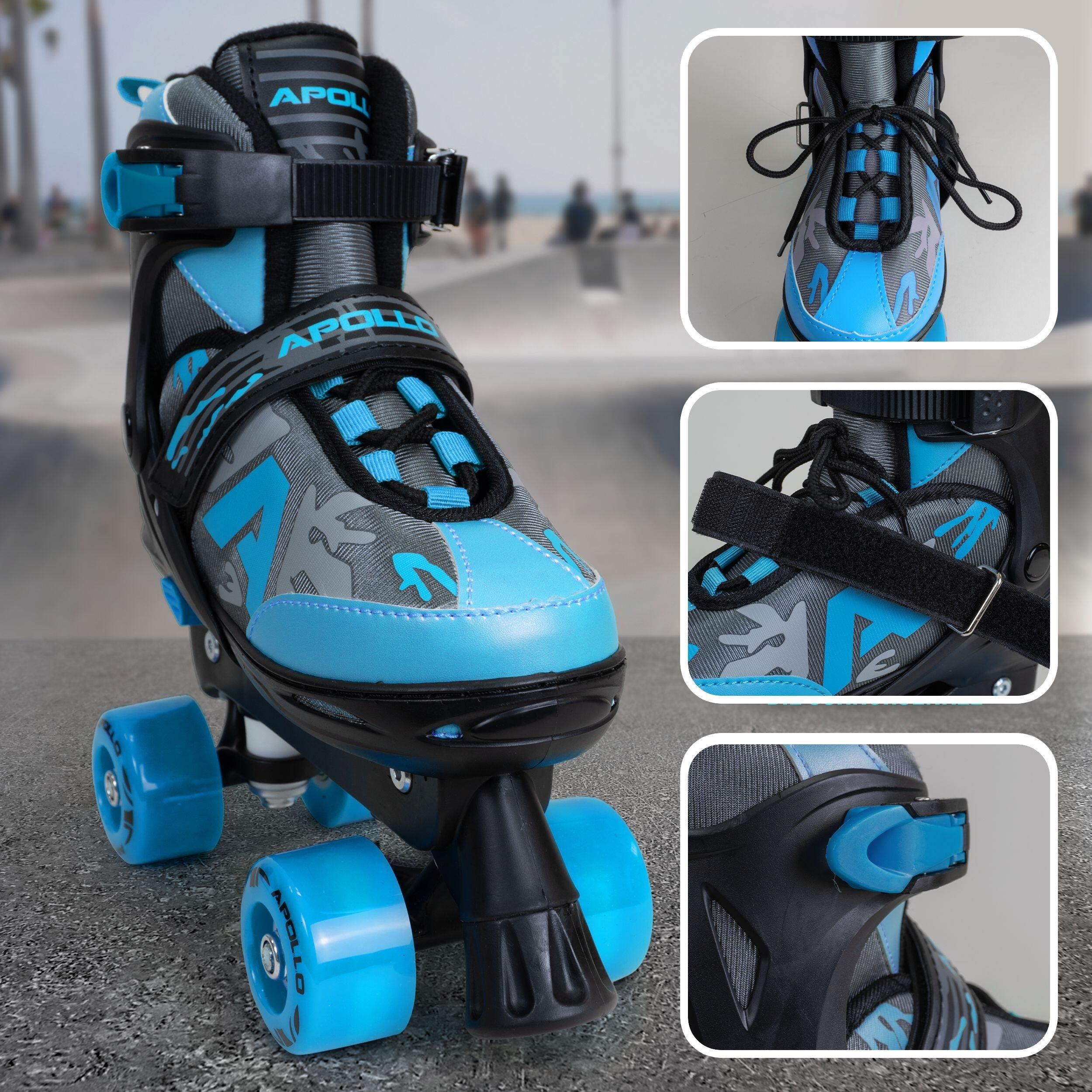 Apollo Champion Pattini – regolabili con LED per bambini e ragazzi 4/7