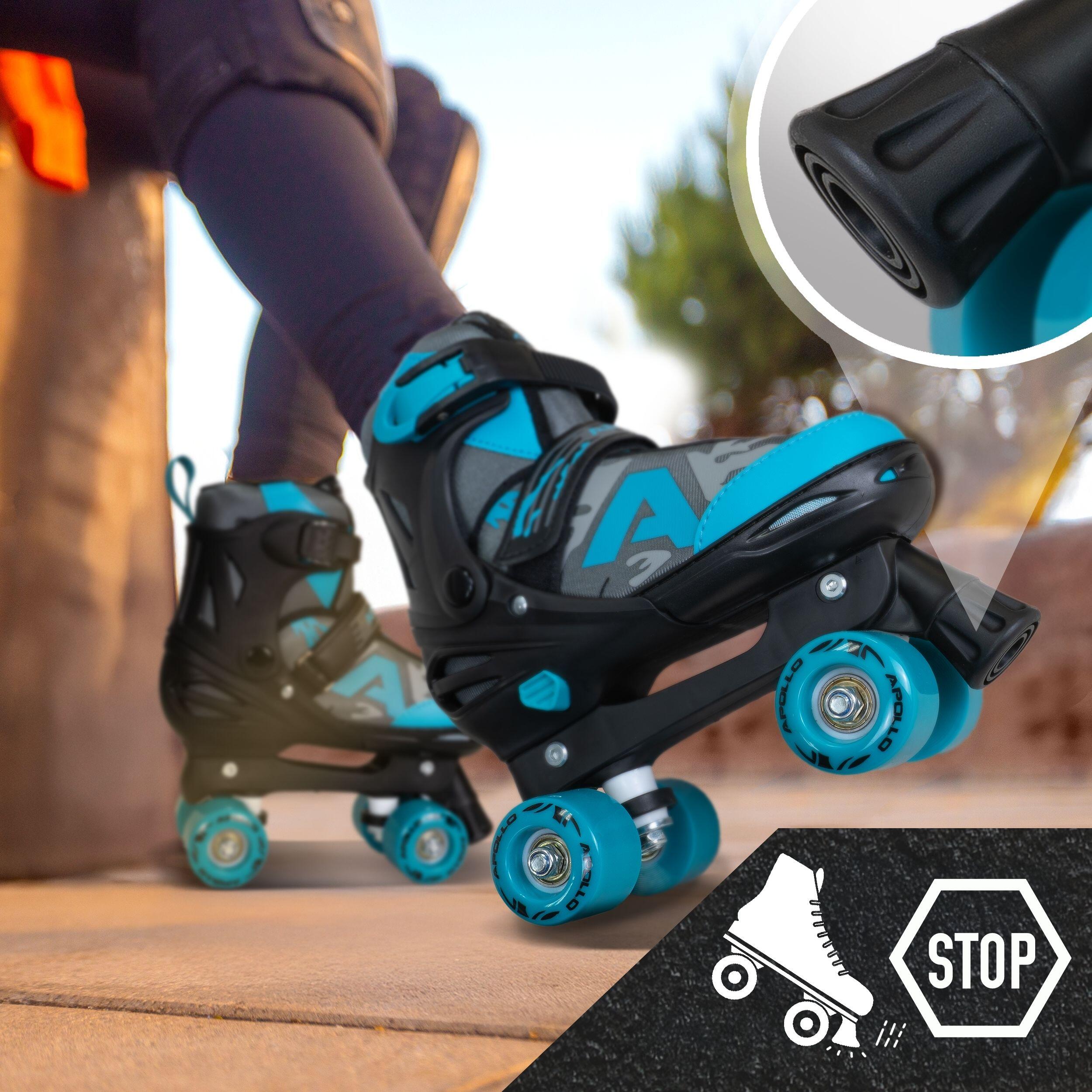 Apollo Champion Pattini – regolabili con LED per bambini e ragazzi 6/7