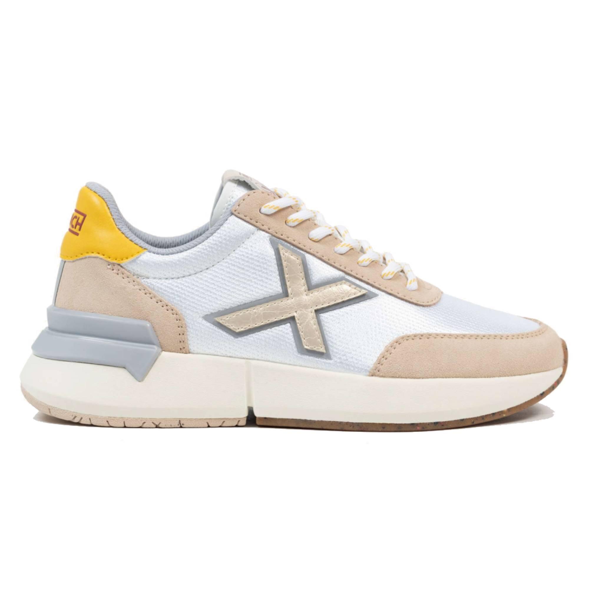 Munich - Baskets Munich Modèle 4173109 Pour Femmes - Chaussures De Sport - Blanc|multicolore - Decathlon