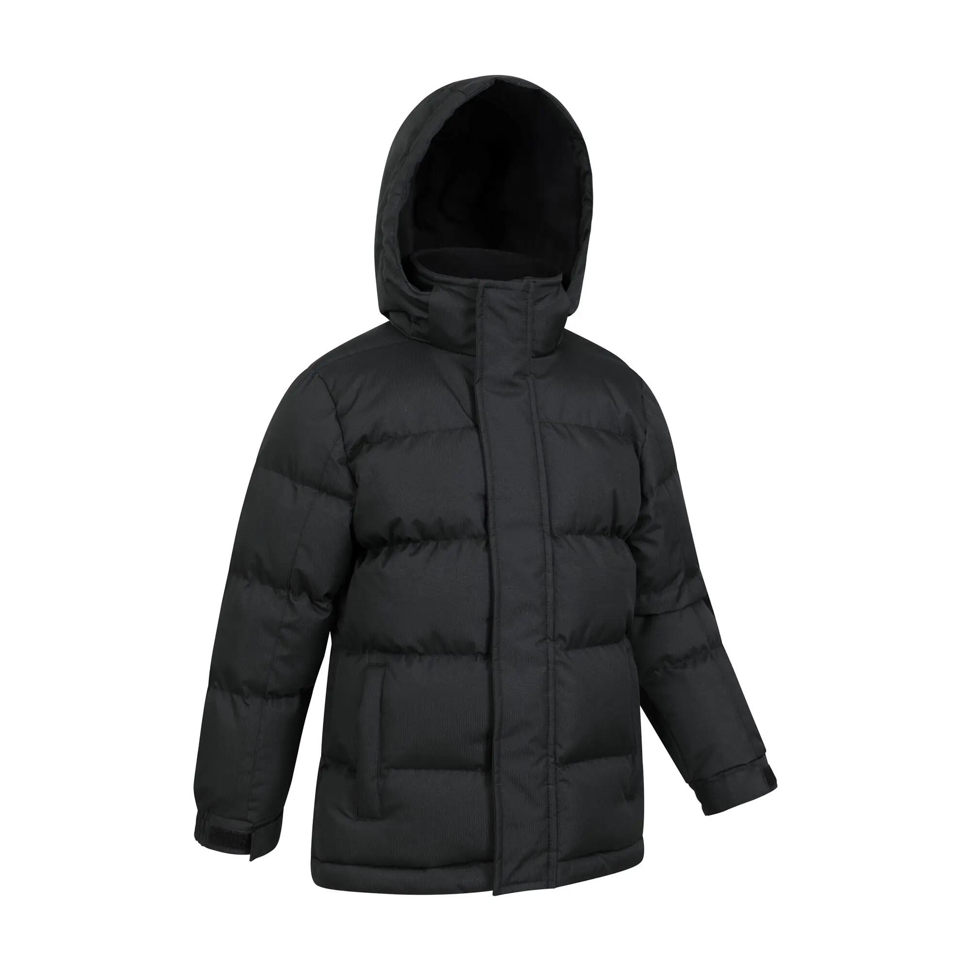 Doudoune Matelassée de Randonnée Enfant Déperlante Respirante Capuche, Snow II 2/5