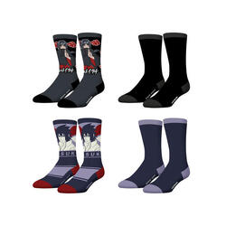 Lot de 4 paires de chaussettes Homme Naruto Shippuden