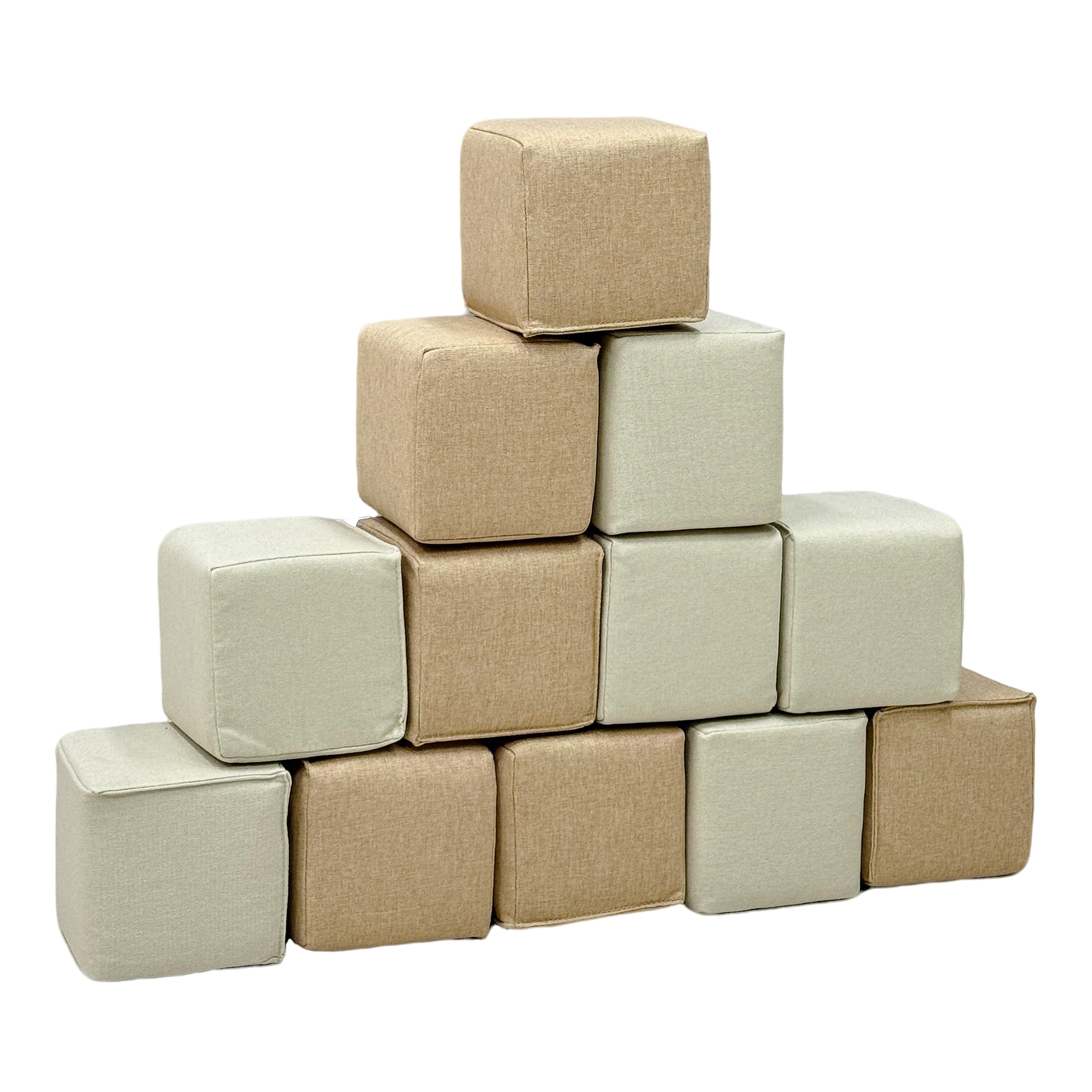 Blocchi per Bambini in Schiuma, Sunny Dely, Schiuma EPE, beige 3/7