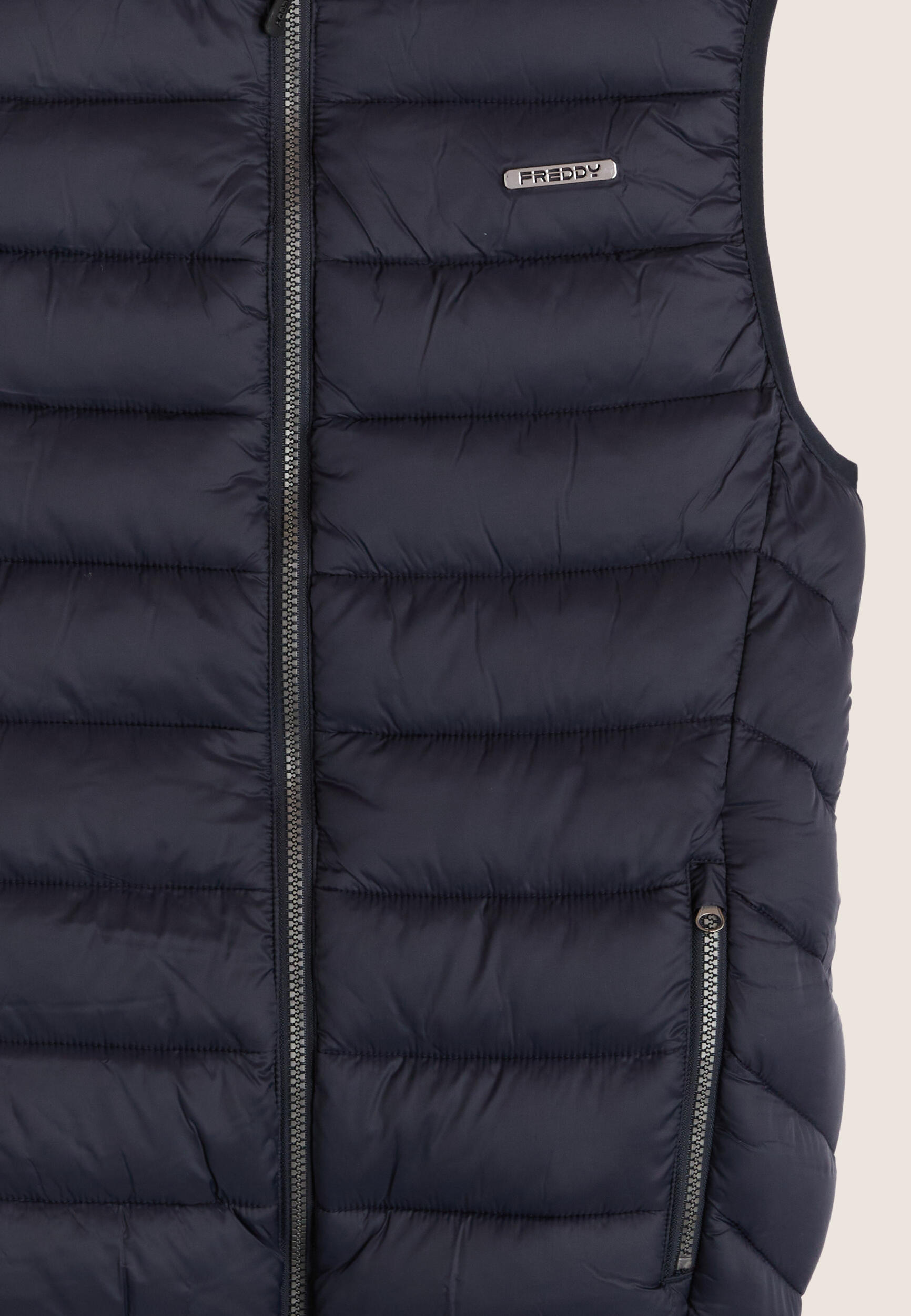 Gilet matelassé à col montant et fermeture à double glissière 3/3