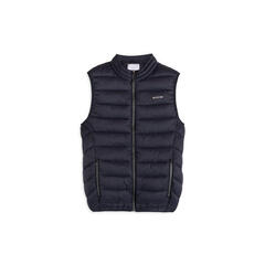 Gilet matelassé à col montant et fermeture à double glissière