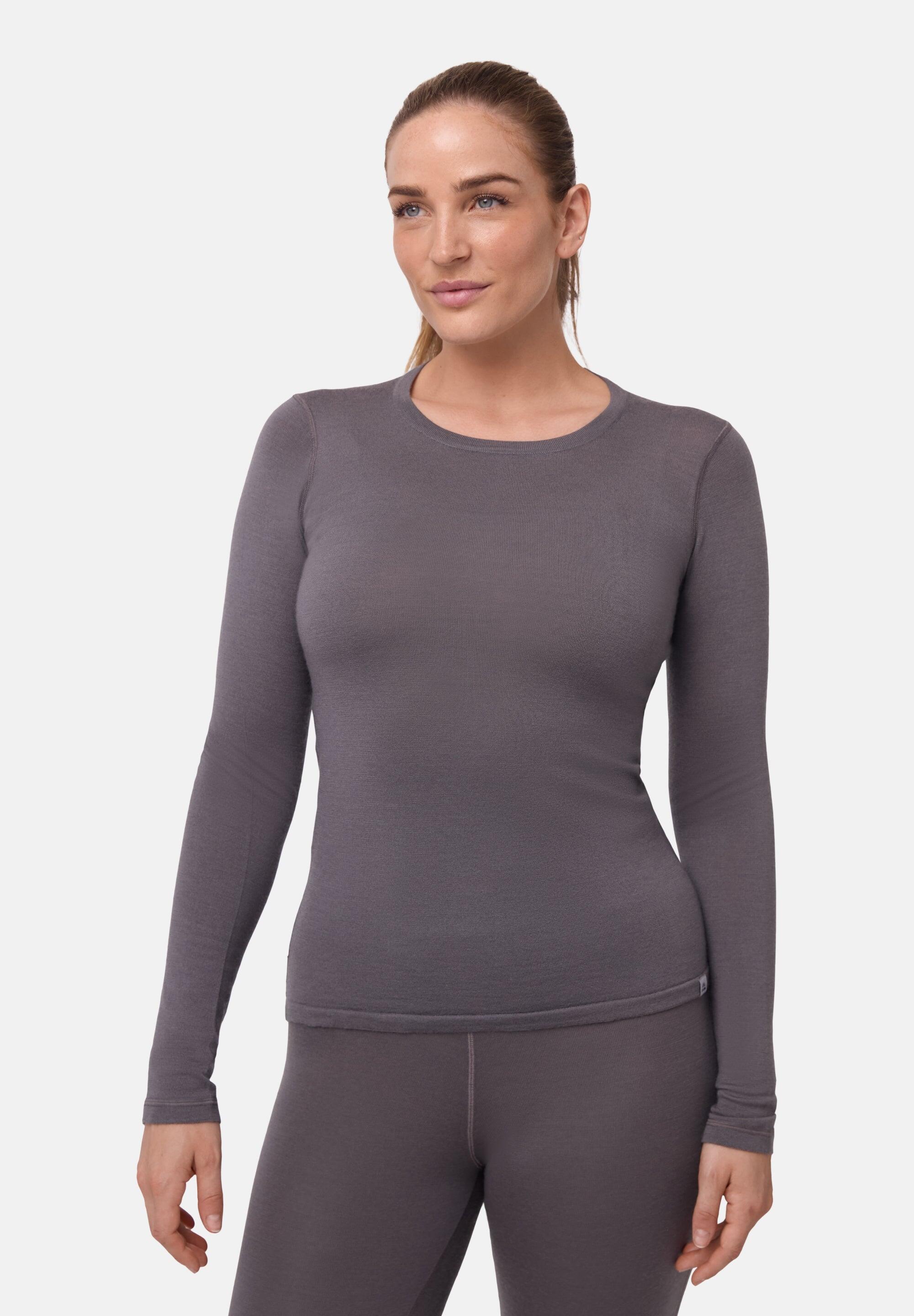 Ensemble Caleçon et Haut Thermique Femme en Laine Mérinos Hiver Chaud 3/6