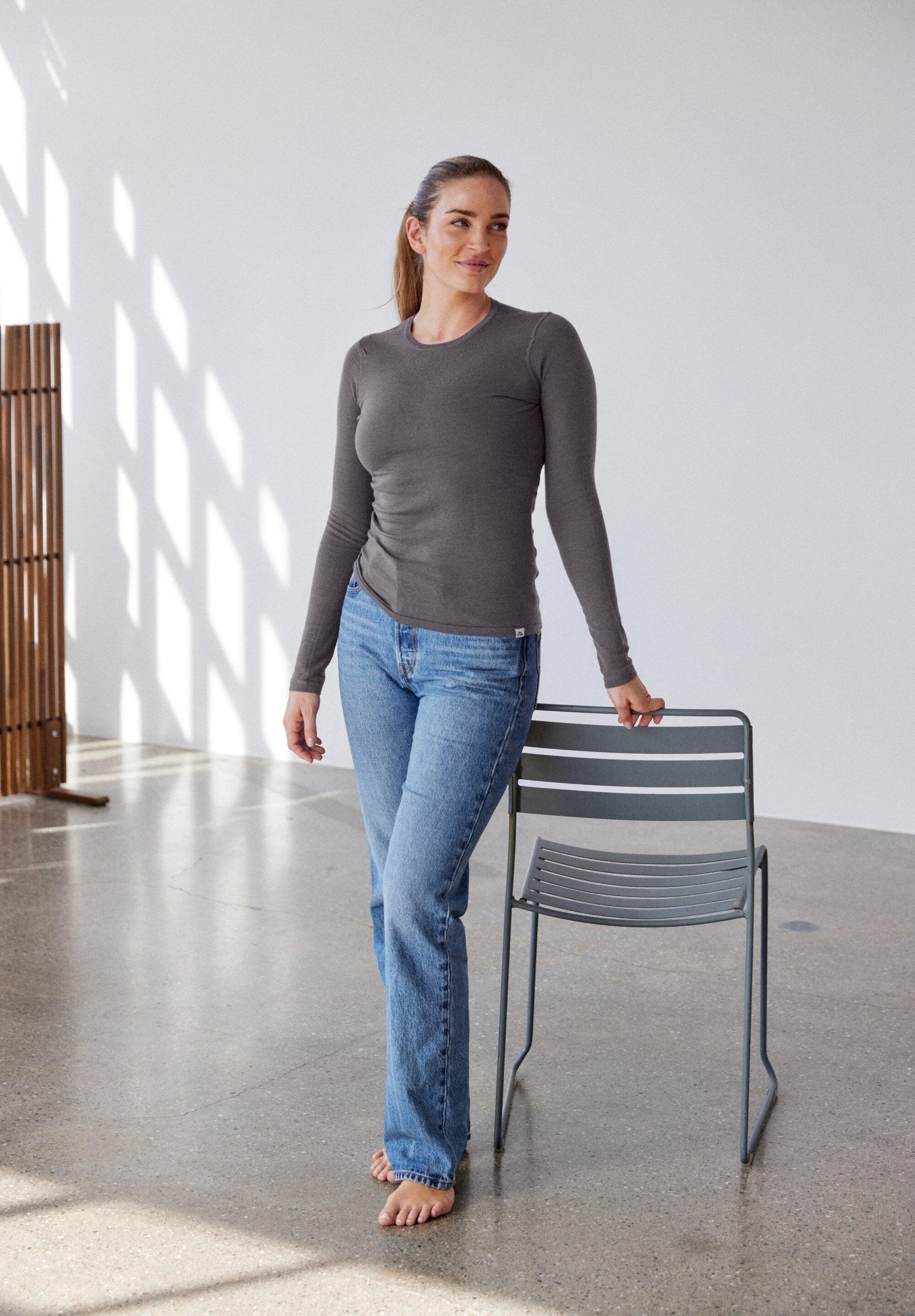 Ensemble Caleçon et Haut Thermique Femme en Laine Mérinos Hiver Chaud 5/6