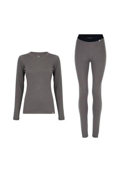 Damen Merino Baselayer Set Langarmshirt & Leggings Warm Atmungsaktiv