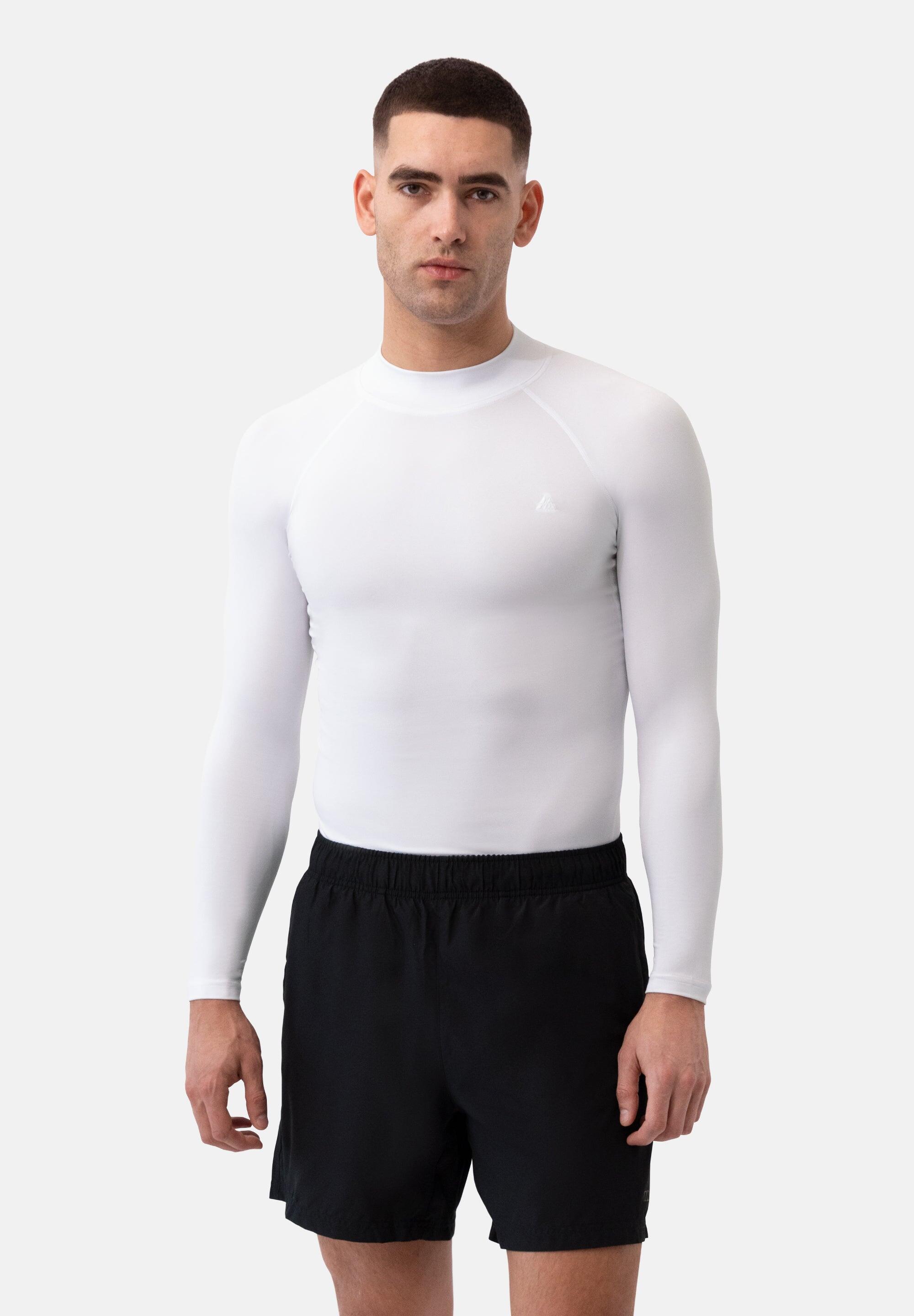 Camiseta compresiva manga larga hombre entrenamiento y running 2-pack 3/6