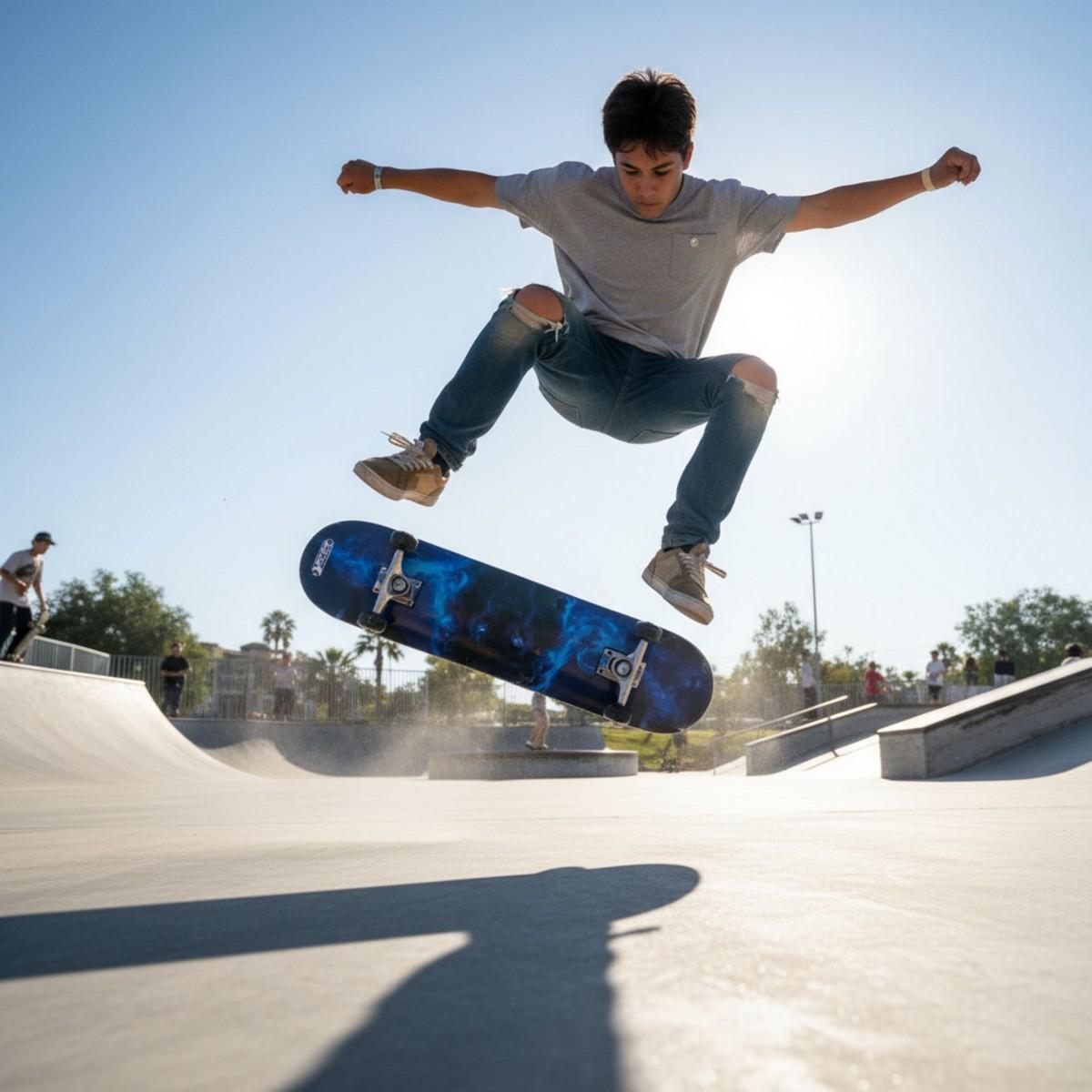 Best Sproting Lion Skateboard aus Holz 4/5