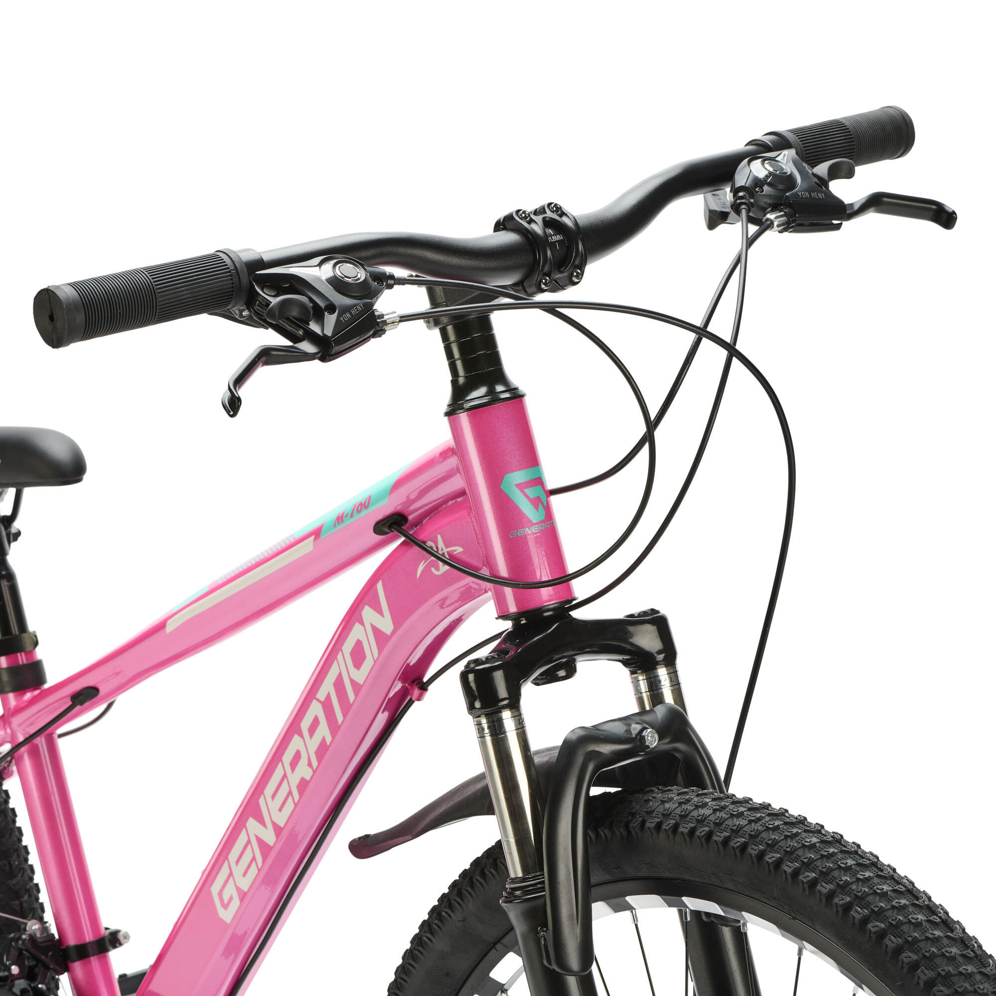 Generation M-760 Mountainbike 26 Zoll – Kinderfahrrad, 21 Gänge, Scheibenbremsen, Hellblau, Für 9–13 Jahre (ca. 135–160 Cm)