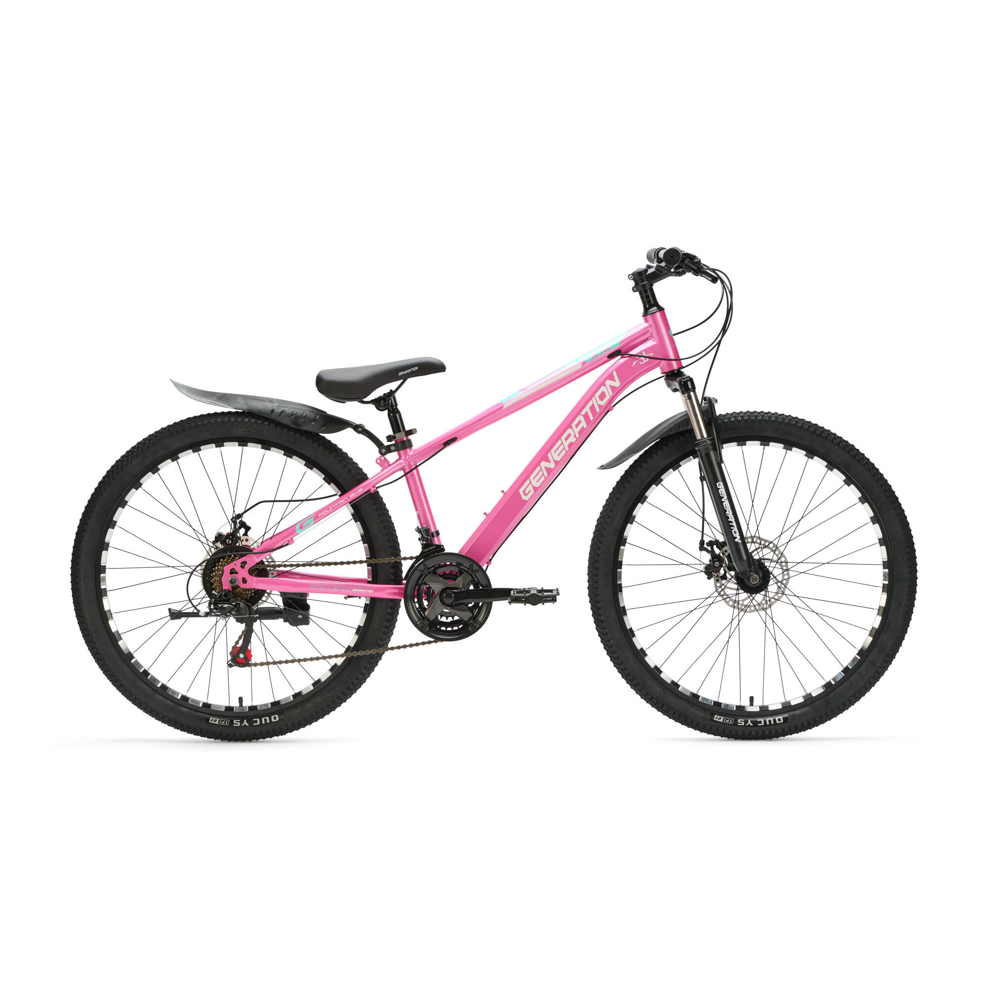 Generation - Vtt Generation M-760 26 Pouces – Rose Avec Garde-boue - Vélo Enfant - Rose - 26" - Decathlon