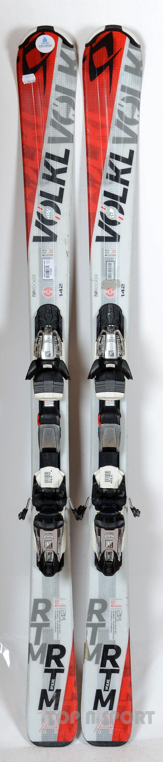 REONDITIONNE - Skis Völkl RTM 7.4 red - CORRECT 2/5