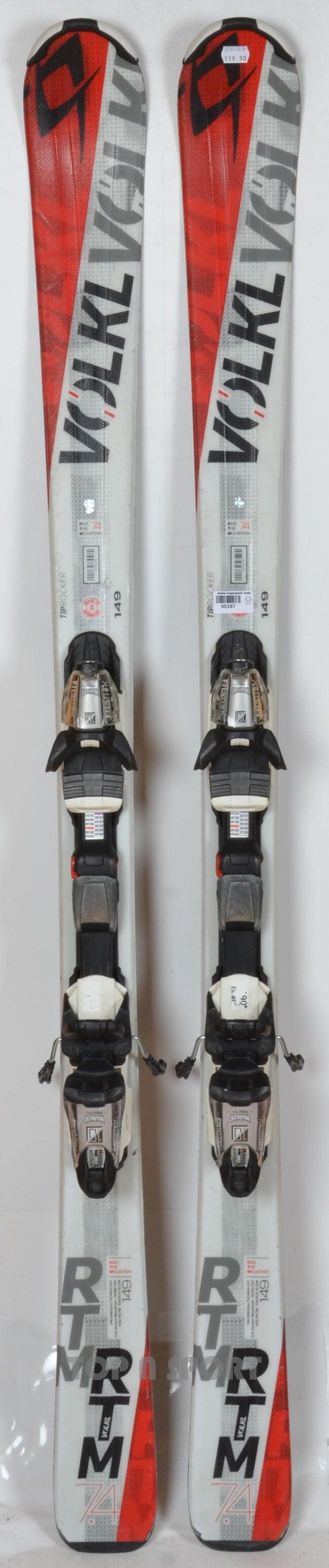 REONDITIONNE - Skis Völkl RTM 7.4 red - CORRECT 4/5