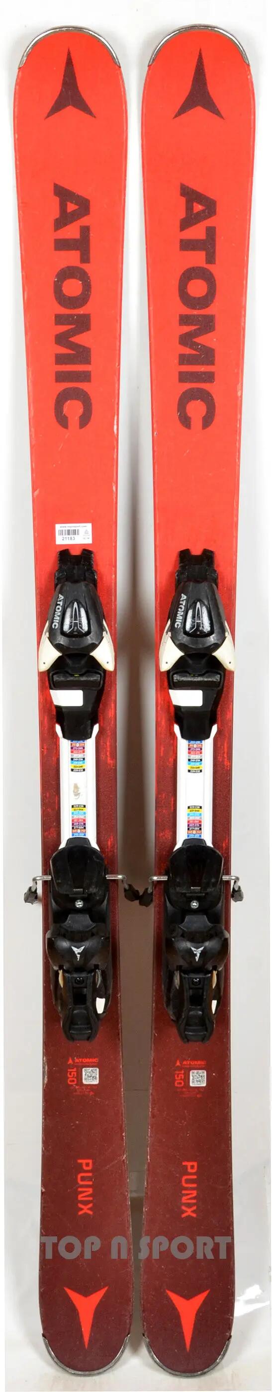 RECONDITIONNE - Skis Atomic PUNX 5 red - BON 1/1
