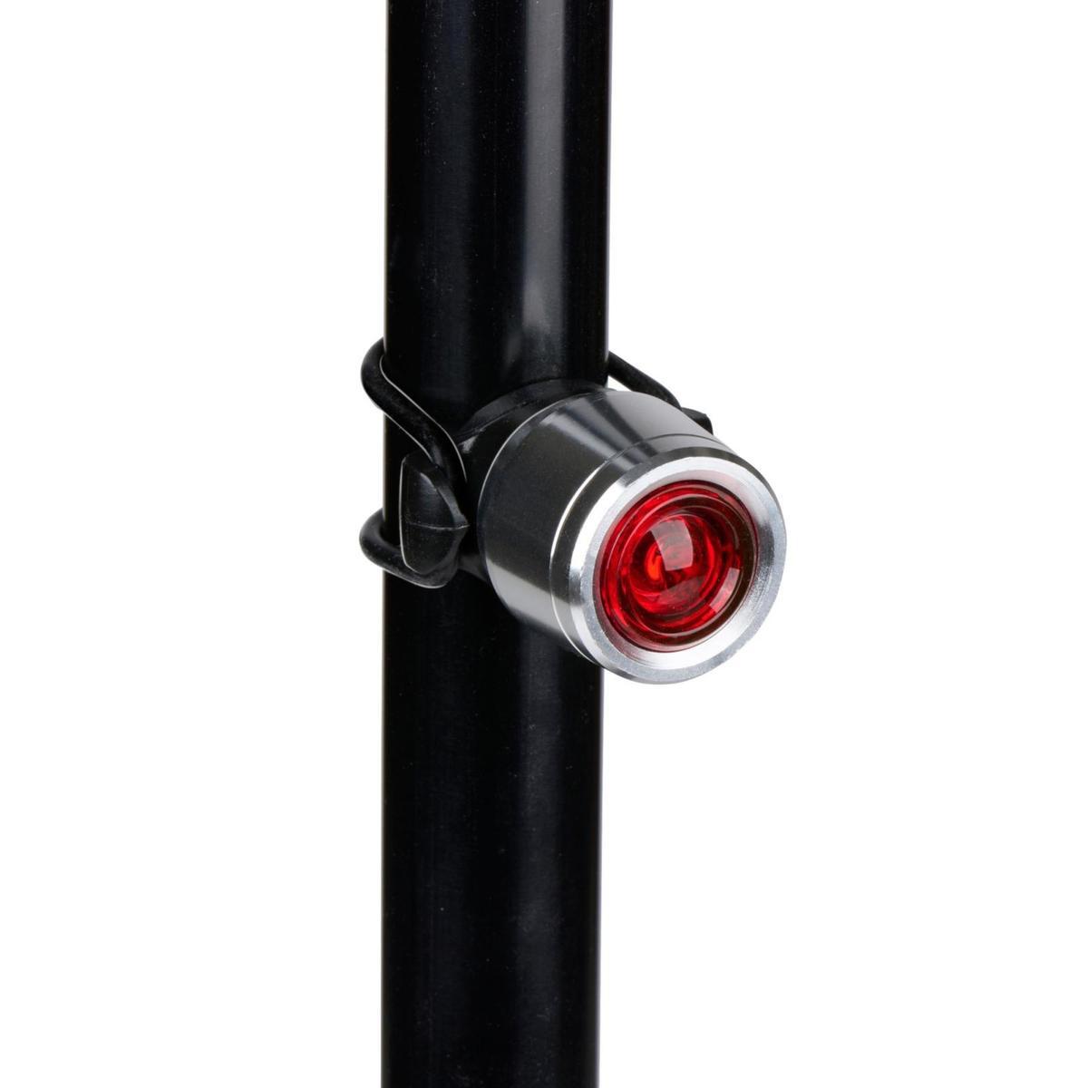 Lampka rowerowa na tył Dunlop aluminiowa 3/4