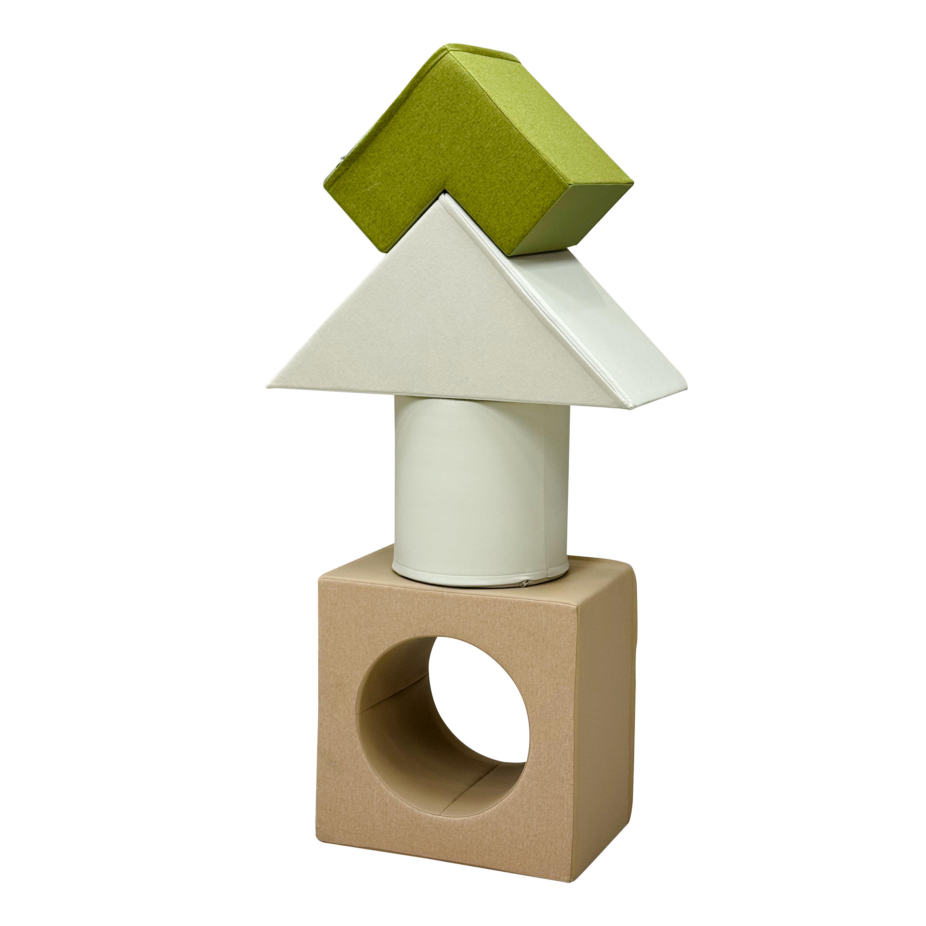 Blocchi per Bambini in Schiuma, Sunny Sasa, 4 pezzi, beige 5/7