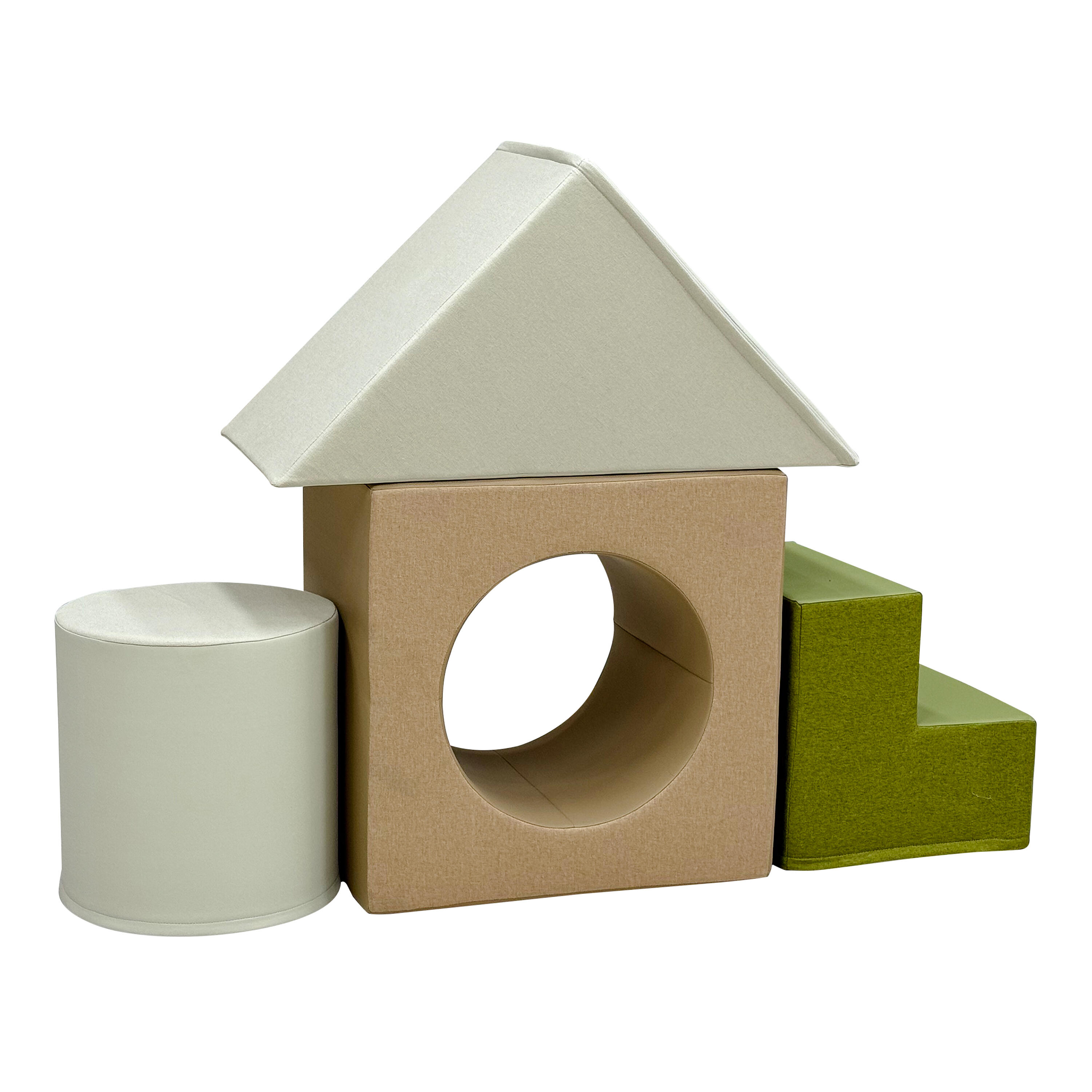 Blocchi per Bambini in Schiuma, Sunny Sasa, 4 pezzi, beige 7/7