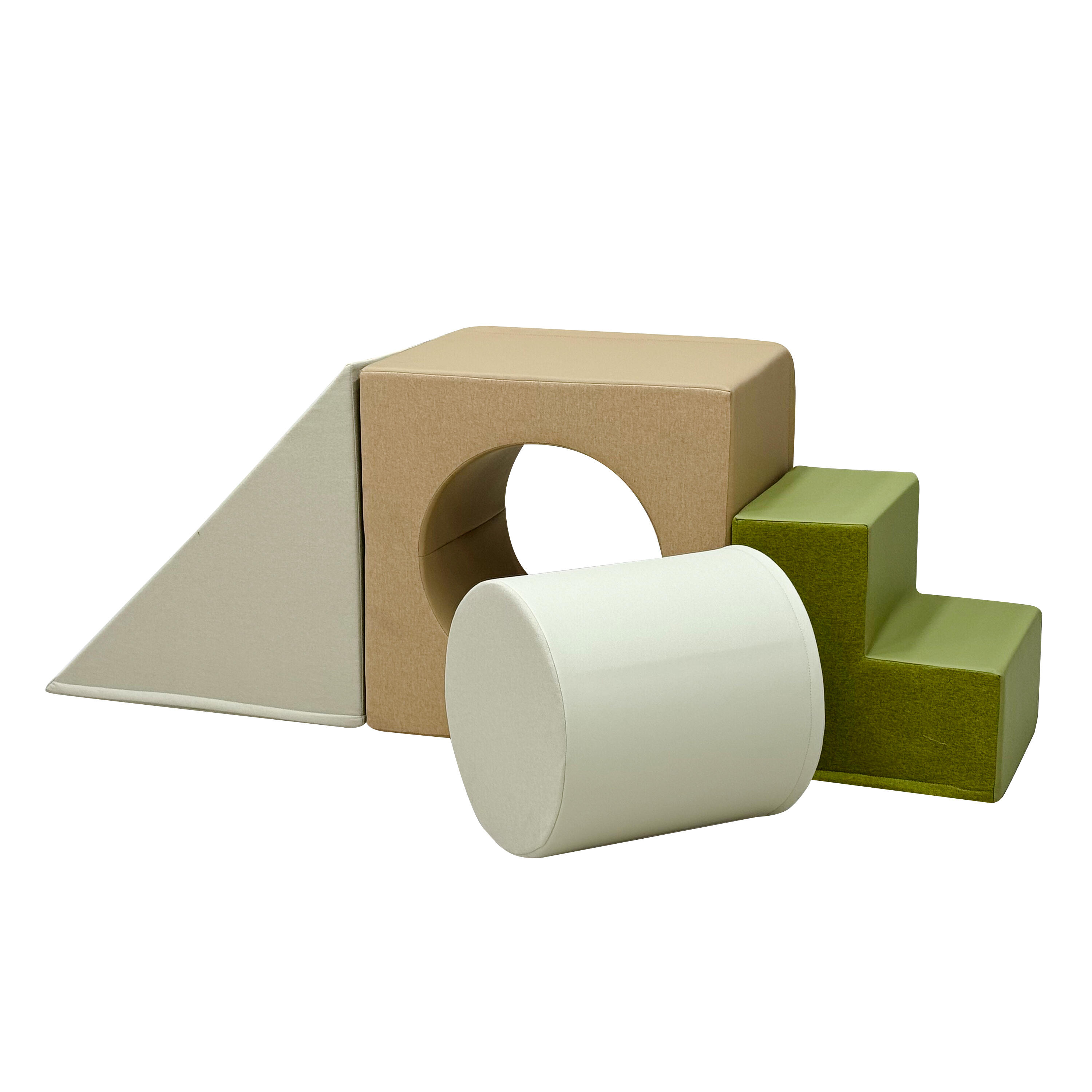 Blocchi per Bambini in Schiuma, Sunny Sasa, 4 pezzi, beige 4/7