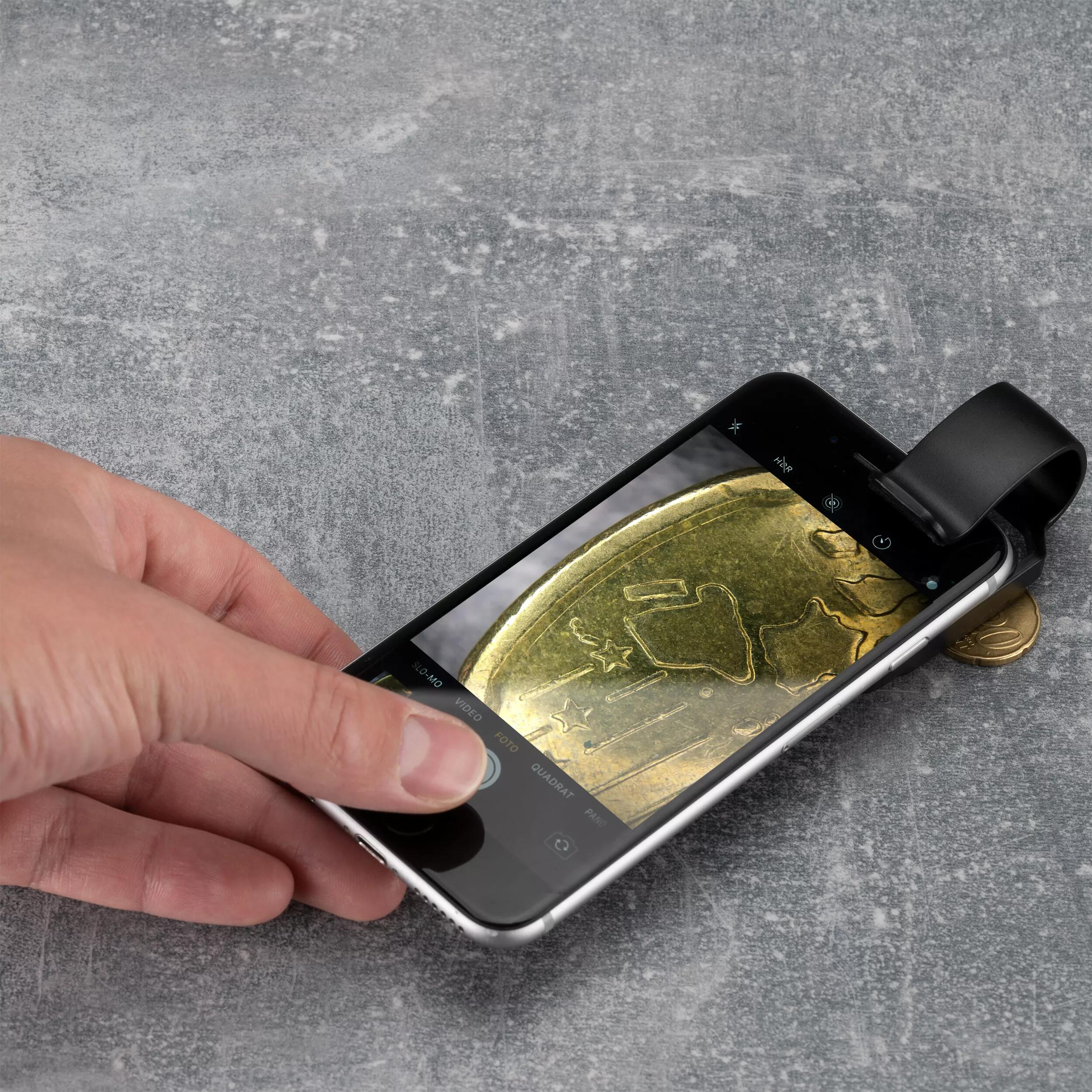 Obtenez un grossissement x200x avec votre mobile - avec le microscope 5/7