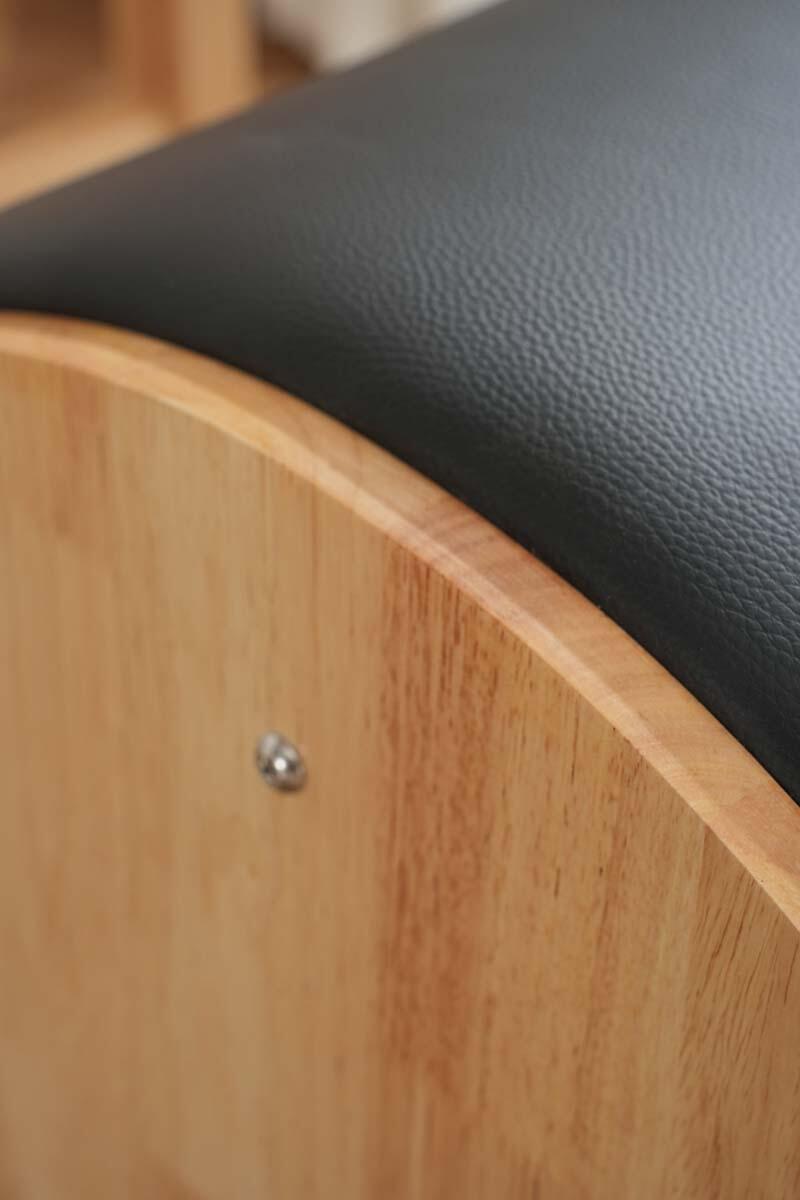 Accessoire de Pilates Barrel Bois Noir Stable et Anatomique 4/7