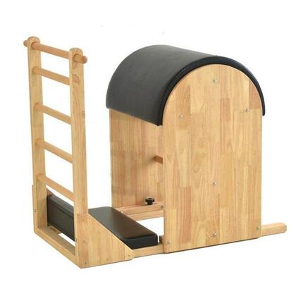 Accessoire de Pilates Barrel Bois Noir Stable et Anatomique