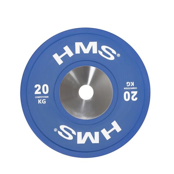 Set Olympische bumperplaten HMS TBR PROFI SET 6/7