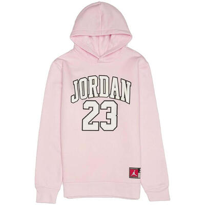 Felpa ragazza jordan high brand read fleece - rosa