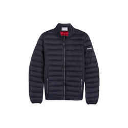 Doudoune matelassée à capuche et col montant