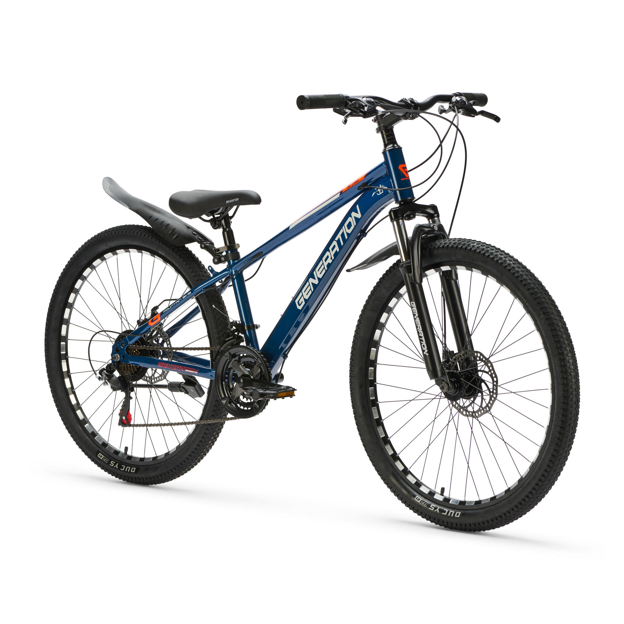 Generation M-760 Bicicleta de Montanha 26 Polegadas – Azul com Guarda-lamas 3/4