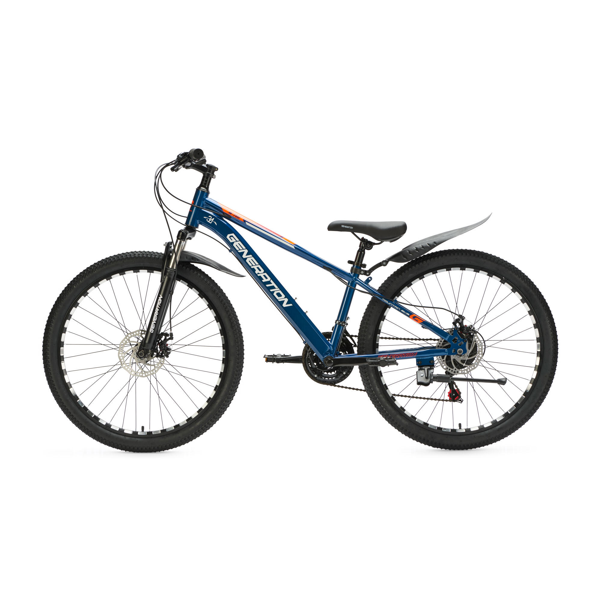 Generation M-760 Bicicleta de Montanha 26 Polegadas – Azul com Guarda-lamas 2/4