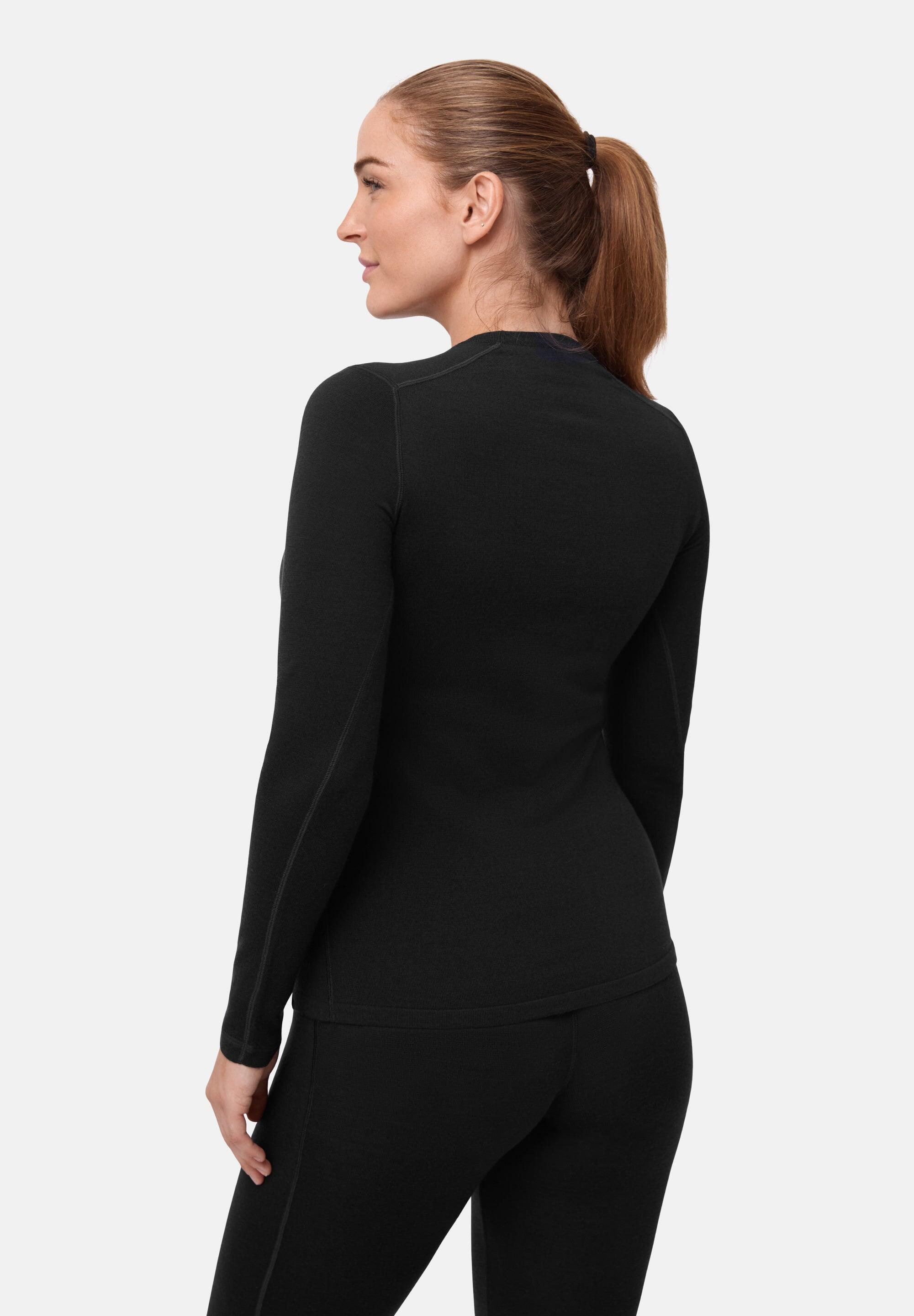 Ensemble Caleçon et Haut Thermique Femme en Laine Mérinos Hiver Chaud 4/6