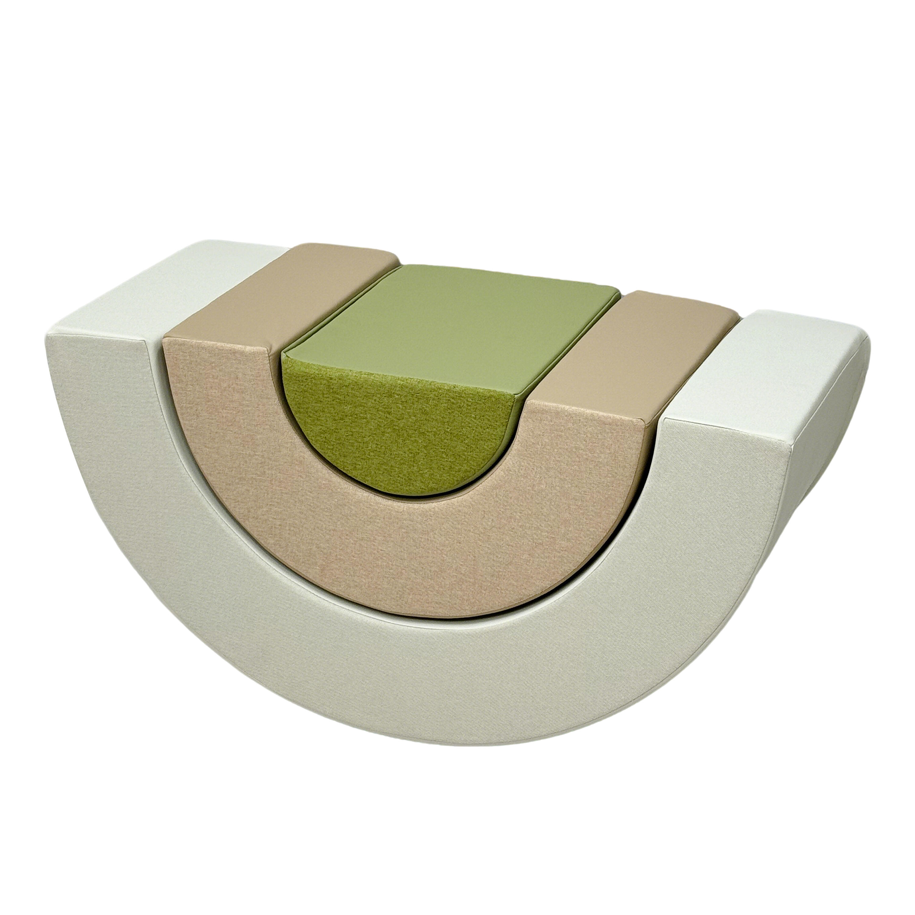Parcours Motricité pour Bébé, Sunny Seli Rainbow, 3 Pièces, Beige 3/7