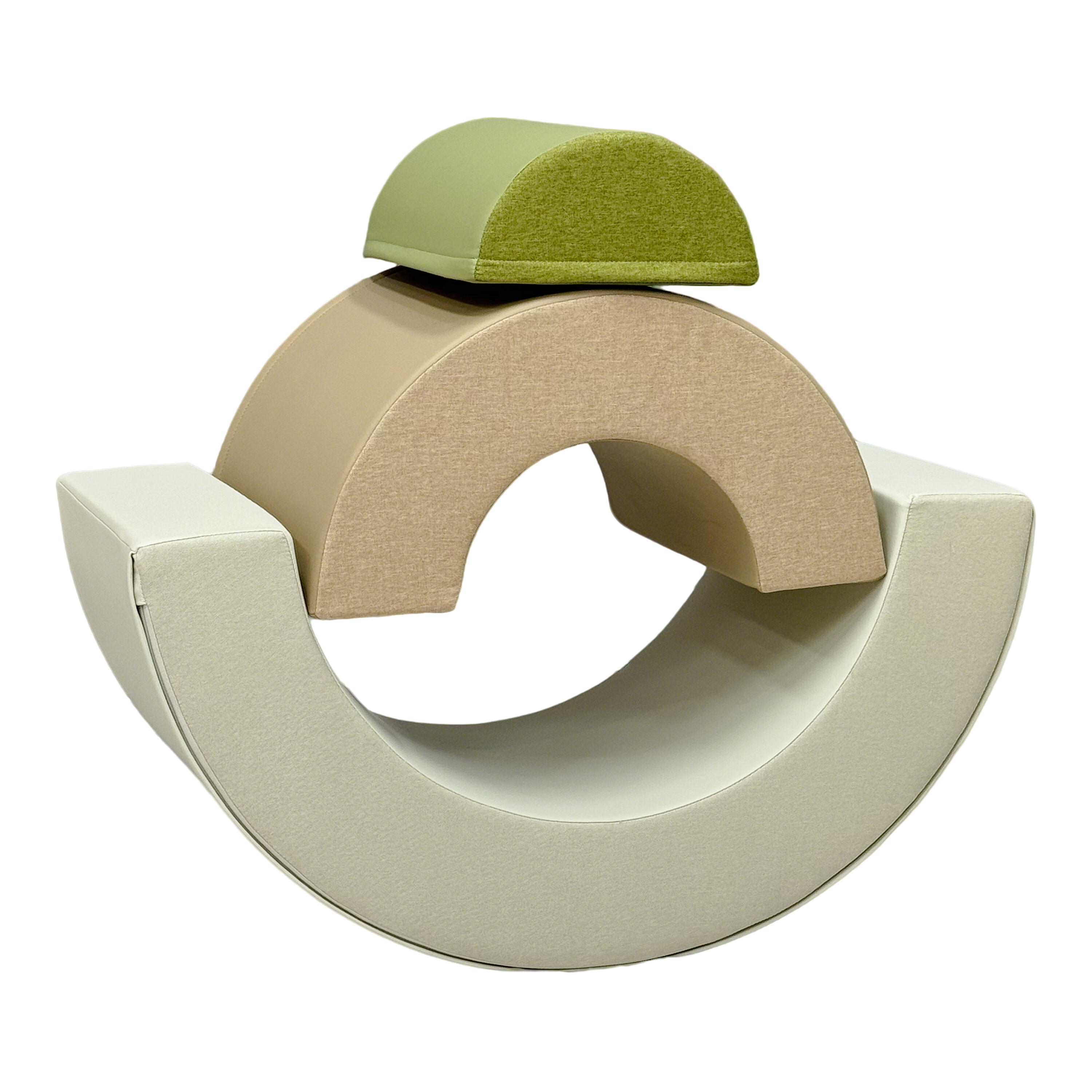 Parcours Motricité pour Bébé, Sunny Seli Rainbow, 3 Pièces, Beige 5/7