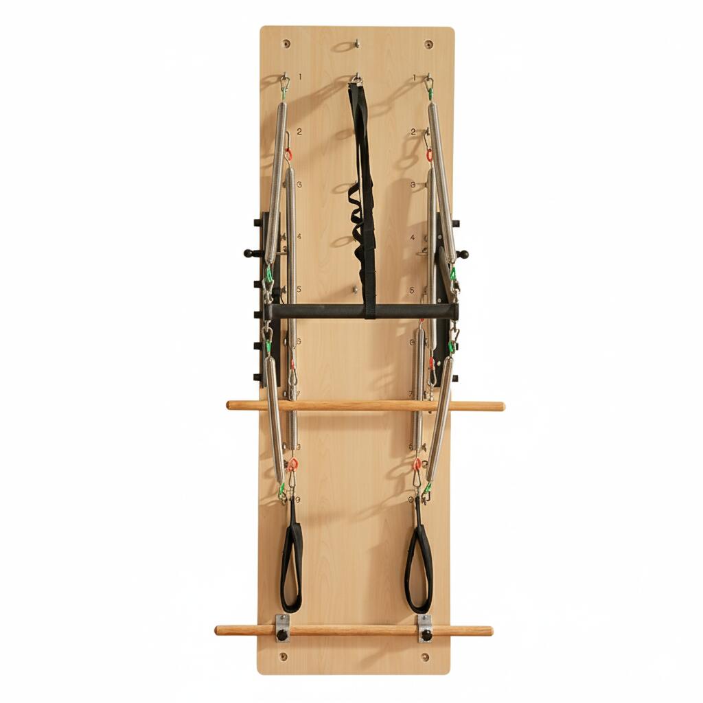 Unidade de parede Pilates Wall Unit completa em aço e madeira 1/6