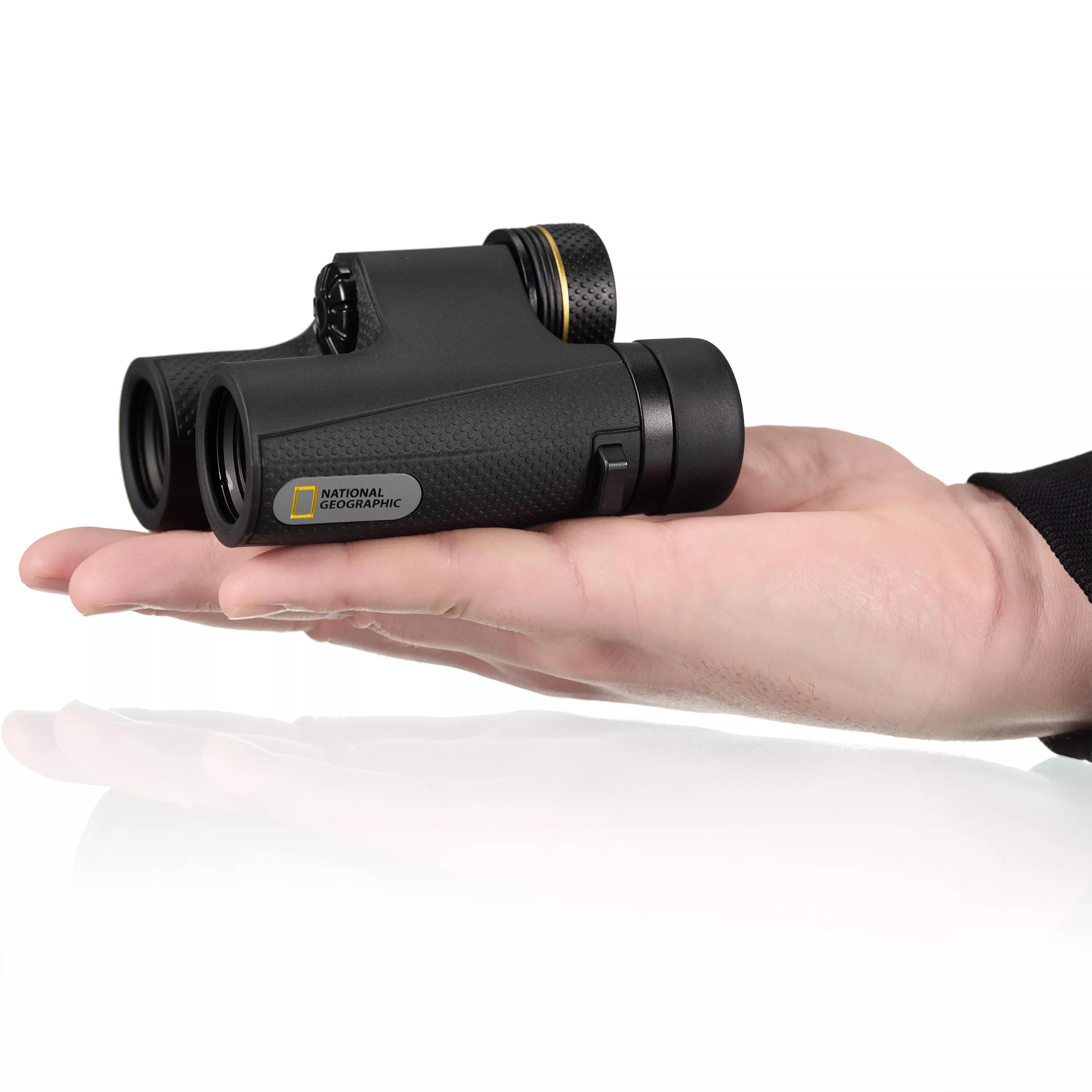 National Geographic 10 x 25 Binocolo tascabile con prismi BAK-4 3/7