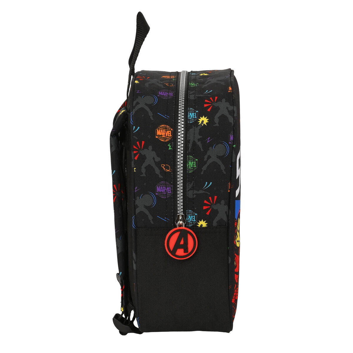Mochila Infantil Super heroes Negro 3/3