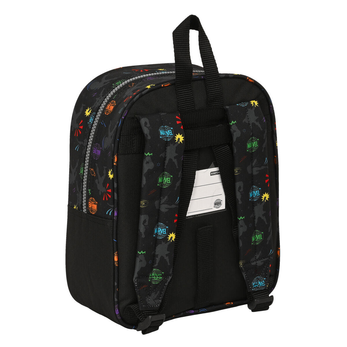 Mochila Infantil Super heroes Negro 2/3