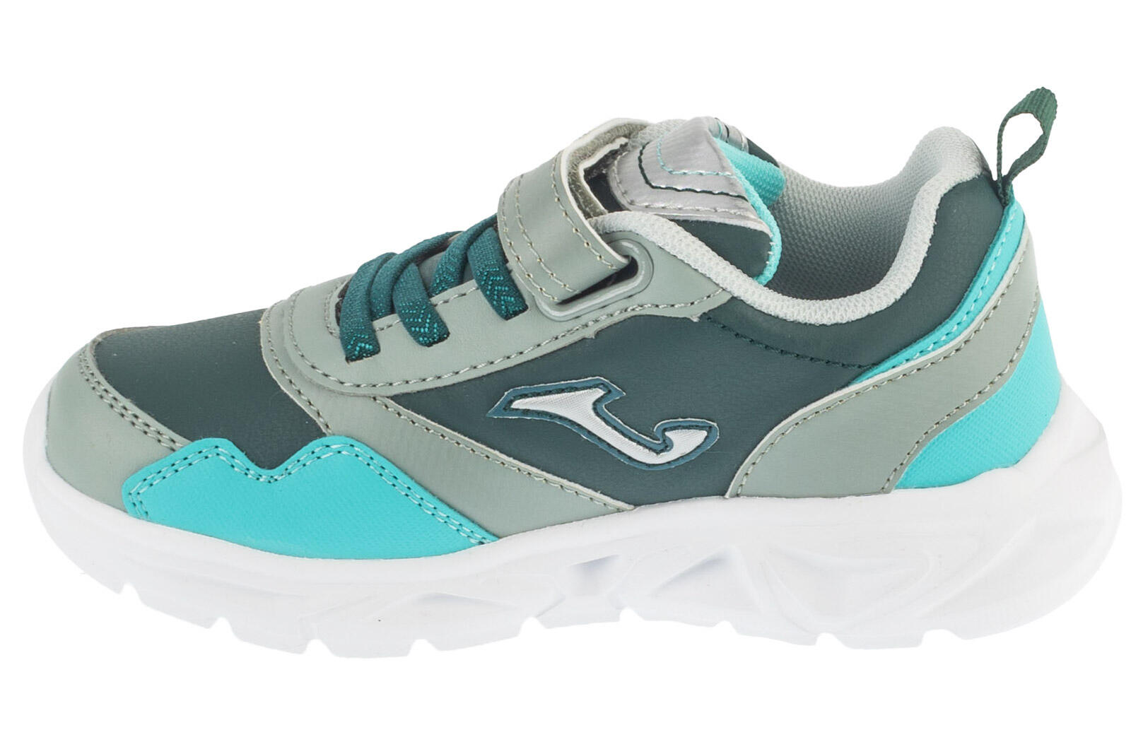 Zapatilla infantil JOMA STAR JR 2515 verde turquesa 2/4