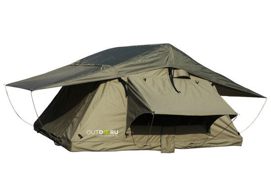 Dachzelt Expedition - 5 Pers. 190cm Grau - inkl. Leiter, PVC Cover